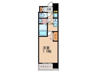 ﾌﾟﾚｻﾝｽ野田阪神駅前ｻﾞ･ﾌｧｰｽﾄ(203の物件間取画像